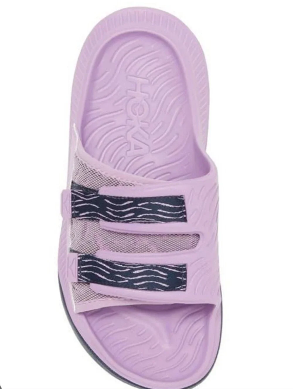 New Hoka One One Ora Recovey Slide Slip-On Sandal Violet Bloom Mens 12/Womens 14